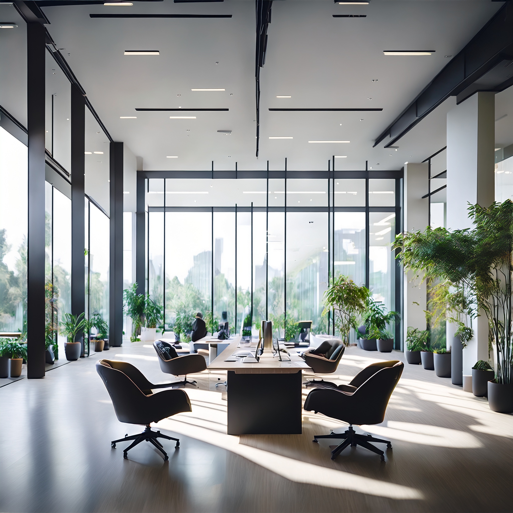 Moderne Steuerkanzlei mit freundlichem Ambiente und Beratungssituation